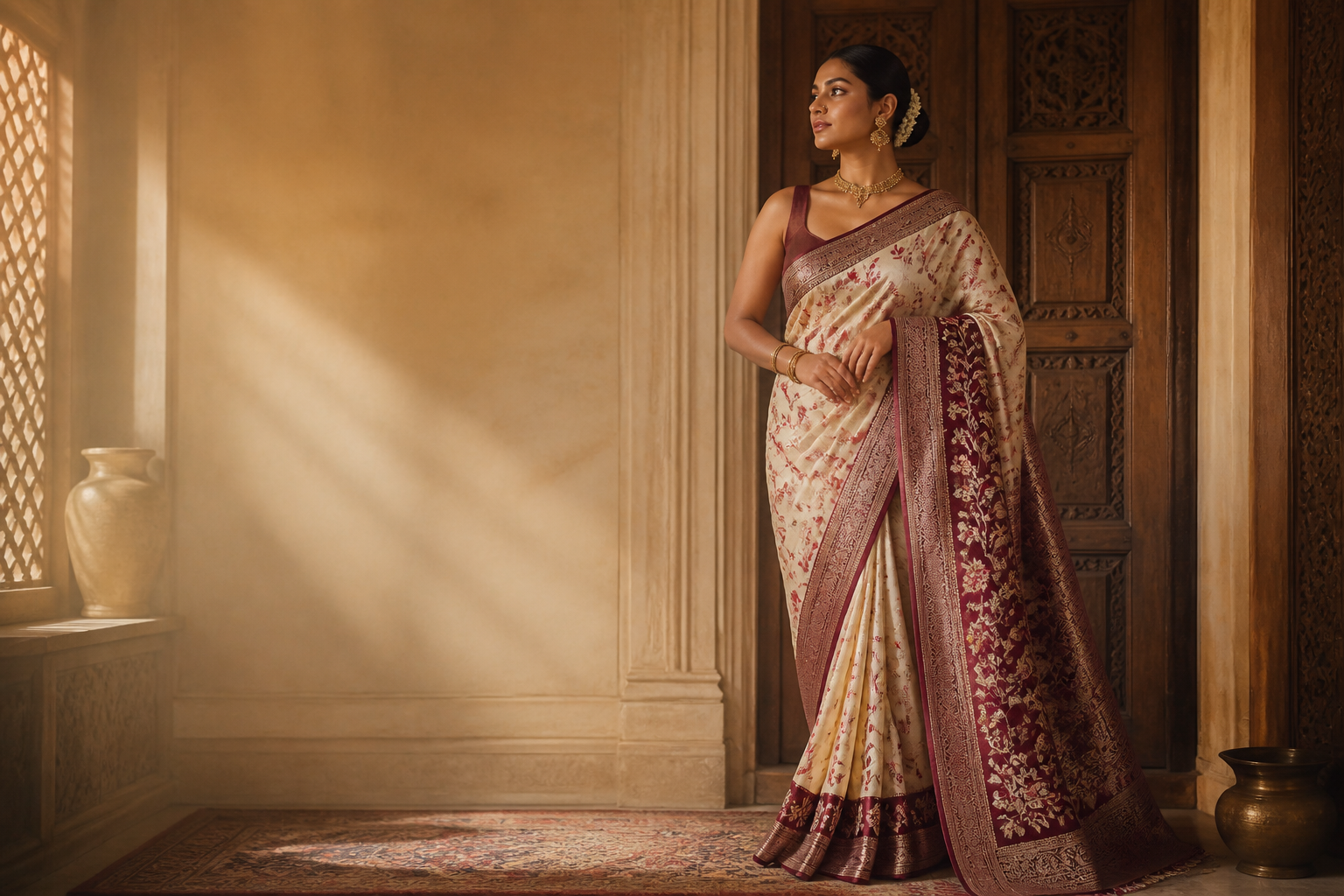 Muditaa heritage saree editorial